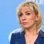 María Zajárova, la portavoz del Ministerio de Exteriores ruso