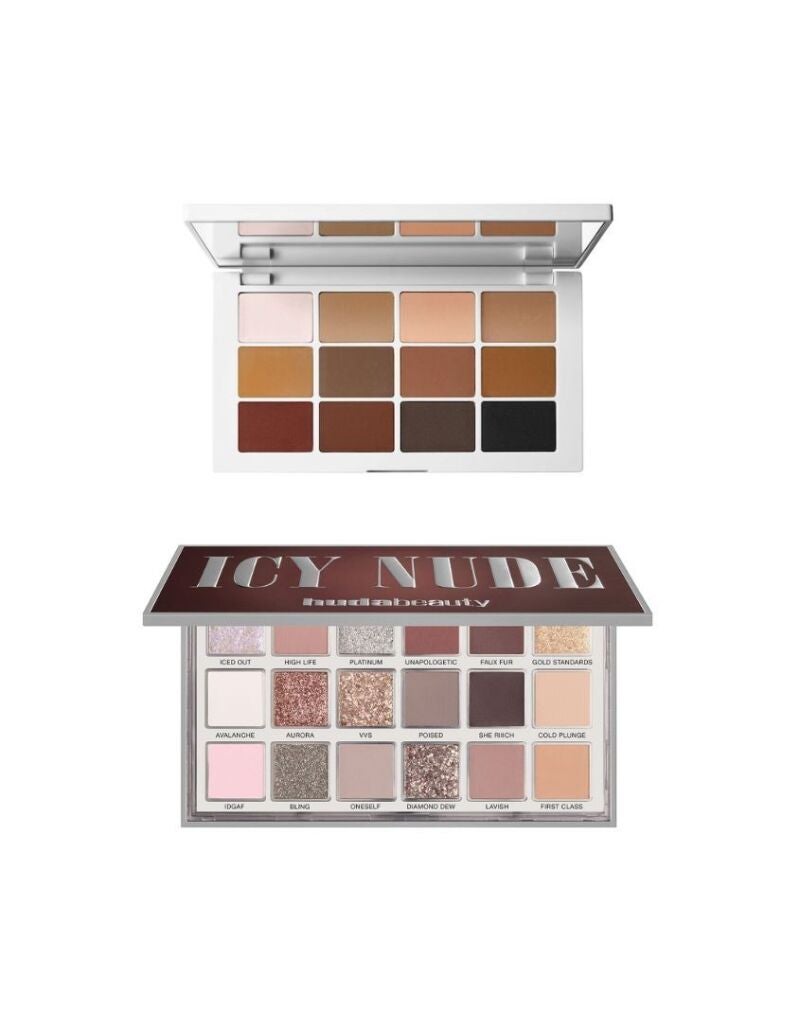 Paletas de sombras de Makeup by Mario y Huda Beauty