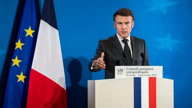 El presidente francés Emmanuel Macron