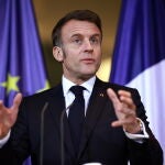 French President Macron visits Berlin