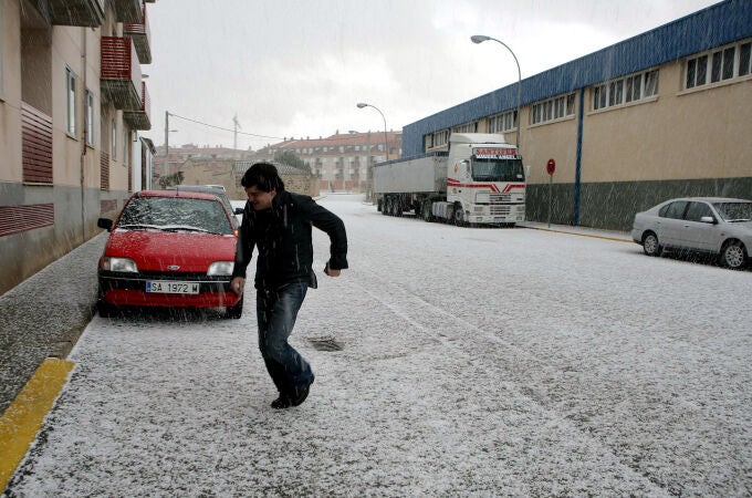 La Aemet pone sobre aviso por granizo o pedrisco a varias zonas de Castilla y León
