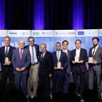 Foto de familia de los premiados