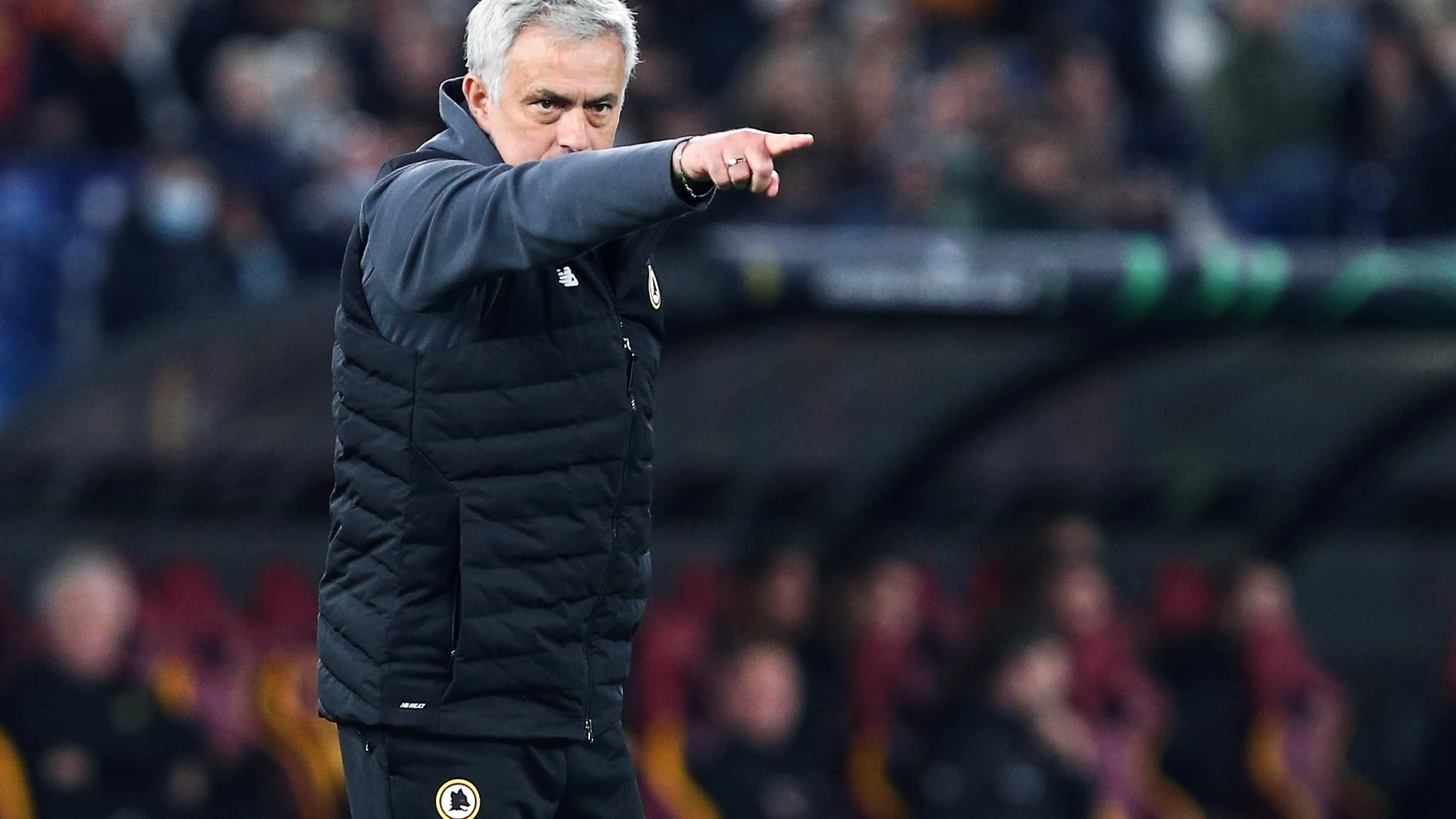 Jose Mourinho, entrenador de la Roma.