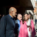 La reina Letizia asiste al debate sobre la industria del cine en el que participa el cineasta Martin Scorsese