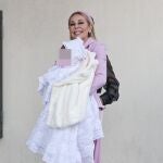 Ana Obregón en el bautizo de su nieta Anita