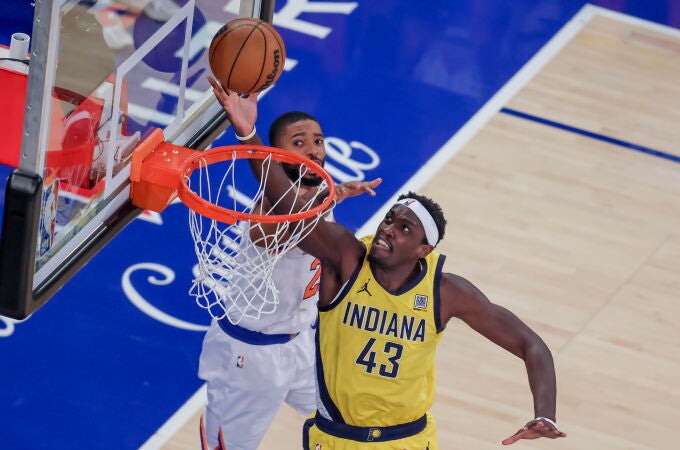 Pascal Siakam fue imparable para la defensa de los Knicks