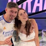 Mina Bonino, junto a Fede Valverde